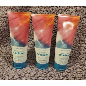 Bath & BodyWorks Endless Weekend Fine Fragrance Hand Body Cream Set of 3